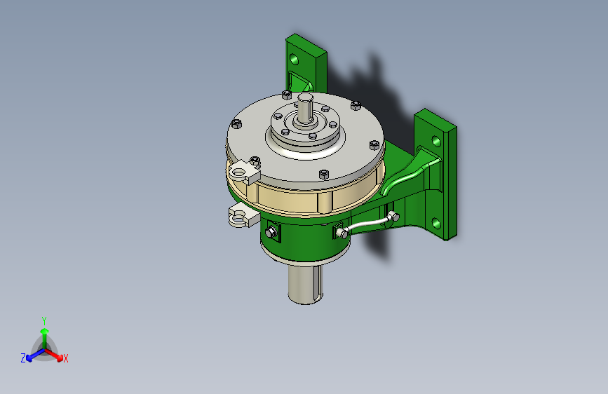 Y2457-减速器+cycloidal-speed-reducer-3+inventor+STP
