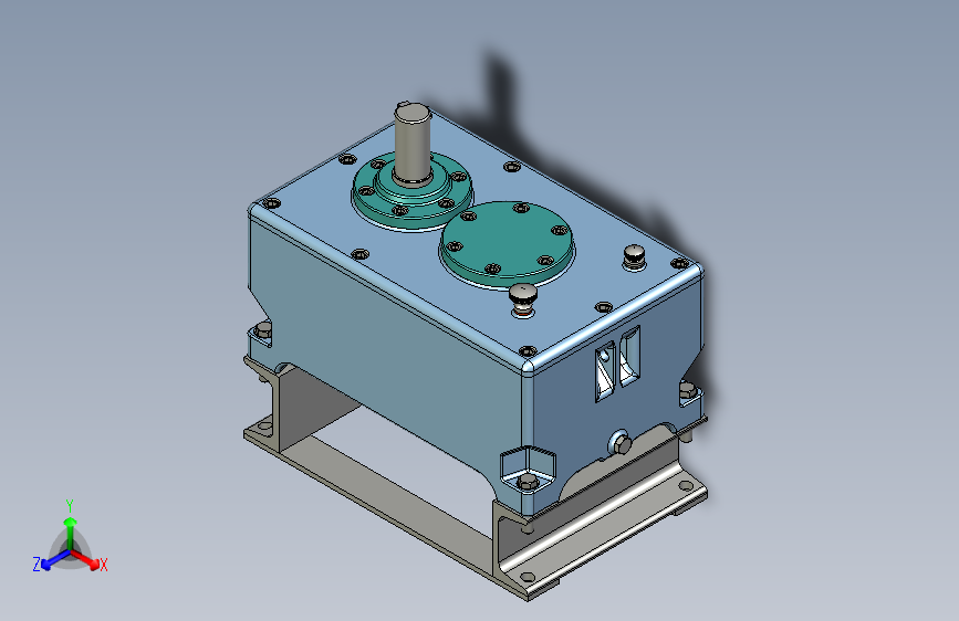 Y2460-减速器+cylindrical-single-stage-gearbox-with-calculations+STP+X_T