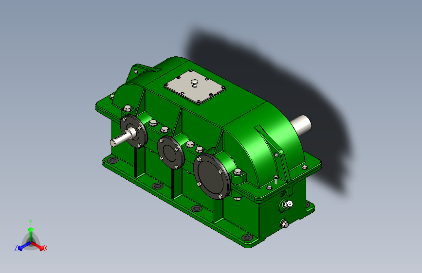Y2461-减速器+dual-stage-helical-gear-reducer+SW