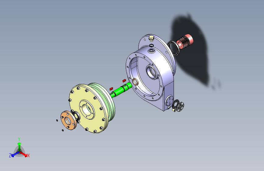 Y2463-减速器+flange-type-cylindrical-reducer+SW