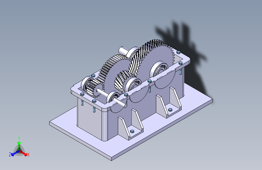 Y2467-减速器+gearbox-128+CATIA