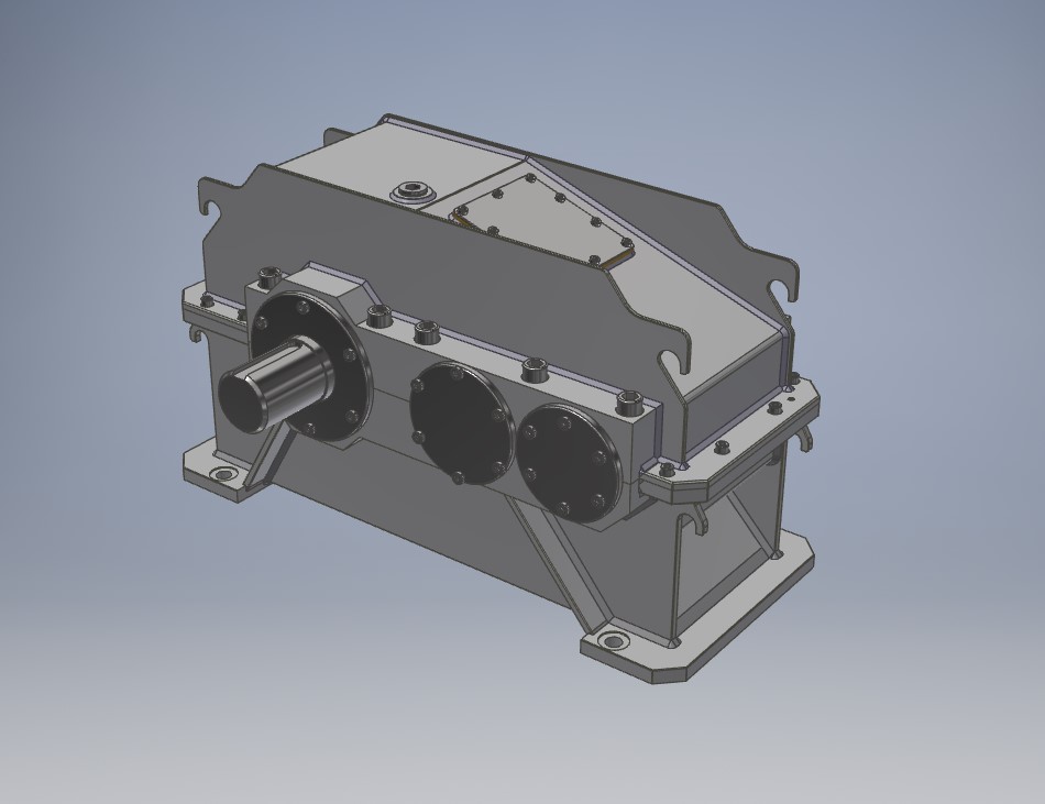Y2474-减速器+gear-reducer-18+inventor
