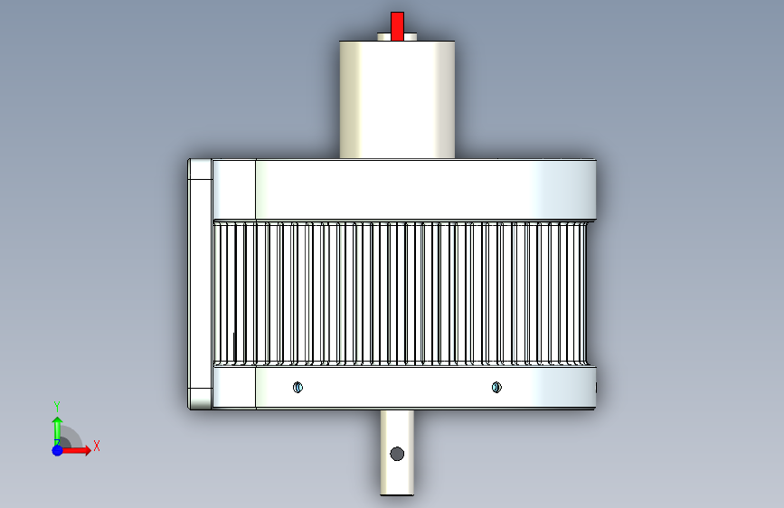 Y2491-减速器+printable-gearbox-planetix+SW+STP 正面视图
