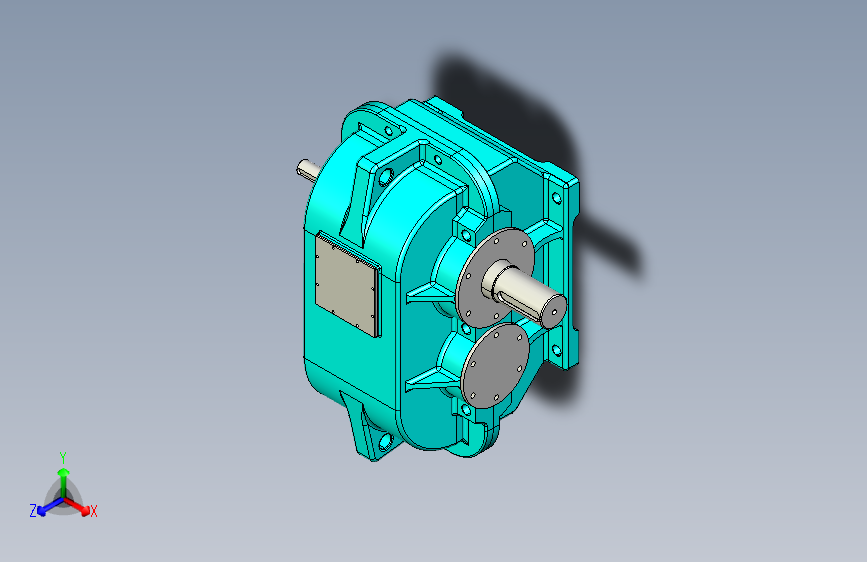 Y2497-减速器+reducer--12+INVENTOR+STP