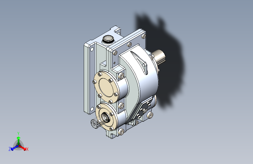 Y2499-减速器+reducer-gearbox+SW