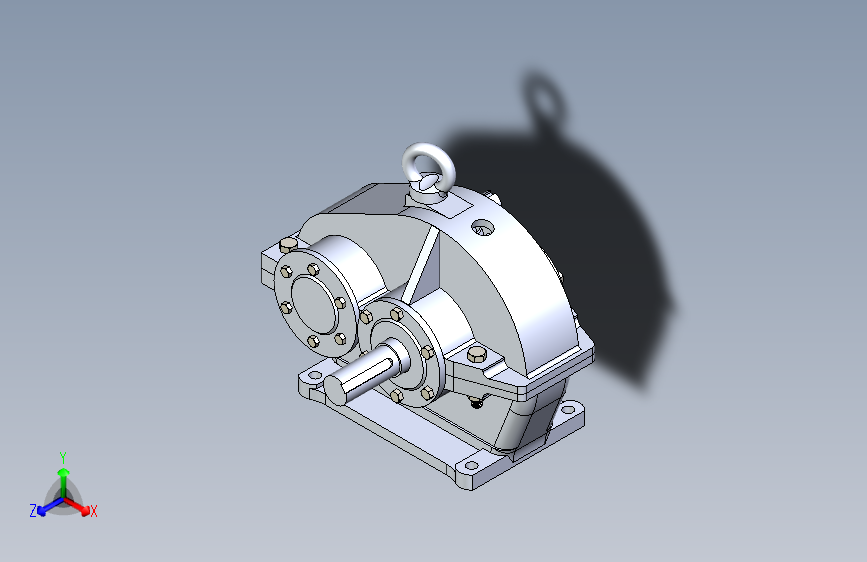 Y2507-减速器+redutor-de-velocidade+SW+STL