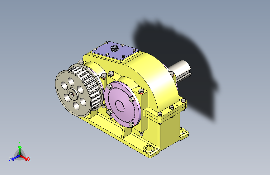 Y2513-减速器+spur-gear-reducer+SW+STP