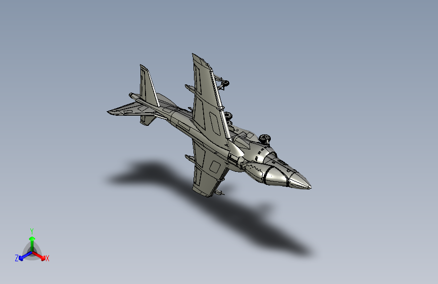 Y2563-飞机+鹞式战机+Harrier+Jump-Jet+AV-8+IGS+IGS