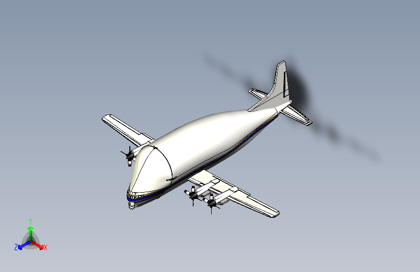 Y2585-飞机+beluga-nasa-replica-1+1+STP