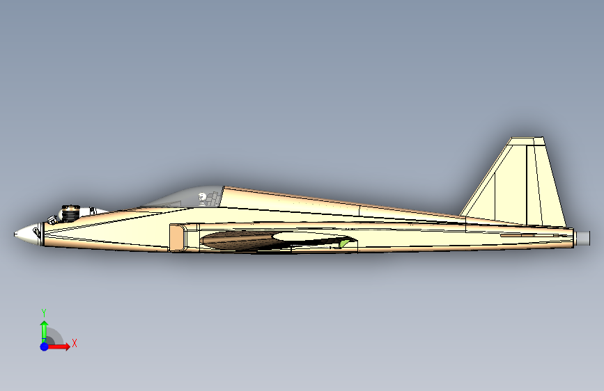 Y2608-飞机+F5-A-01+TIGER+II++STP+STP 正面视图