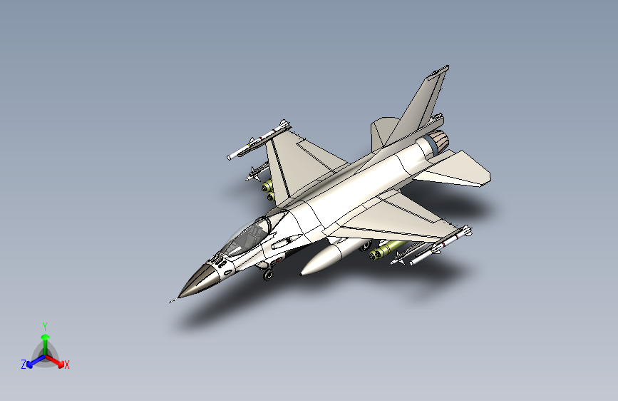 Y2616-飞机+f-16+战斗机+stp+STP+SW