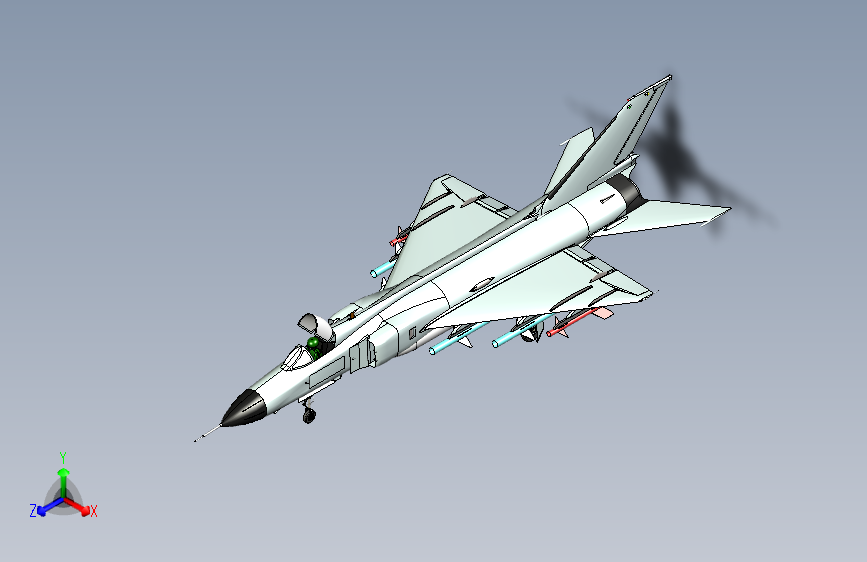 Y2634-飞机+J-8II+x_t+X_T