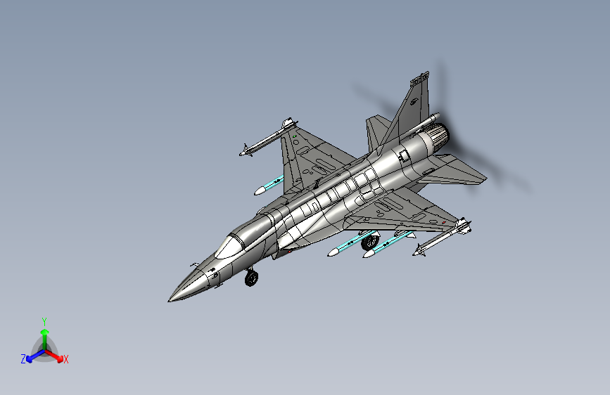 Y2641-飞机+JF-17+Thunder+x_t+stp+STP+X_T