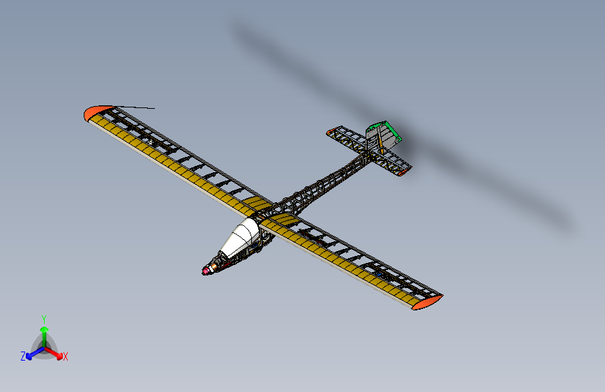 Y2672-飞机+rc-glider+STP+STP
