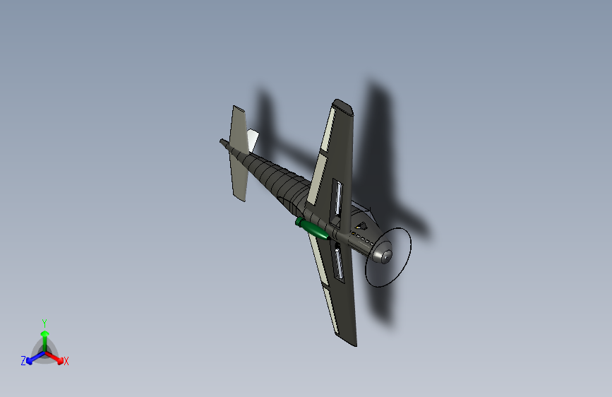 Y2694-飞机+university-project-dive-bomber+SW