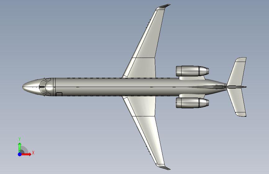 Y2706-飞机+巴西航空+embraer+erj+145+stp+STP 正面视图