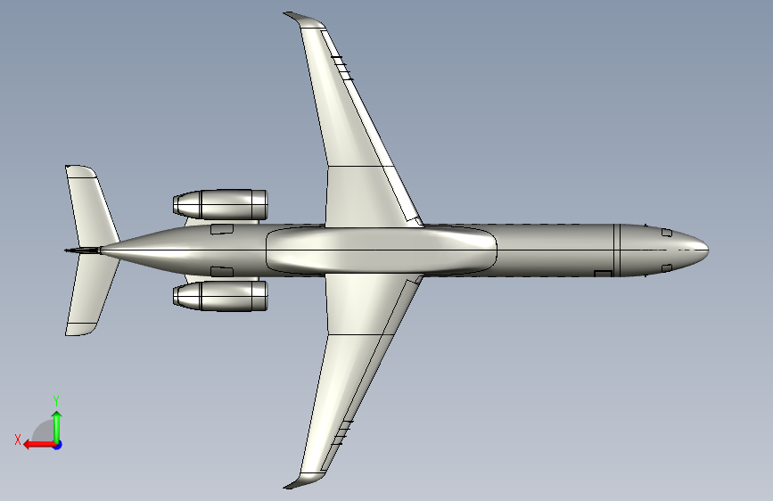 Y2706-飞机+巴西航空+embraer+erj+145+stp+STP 背面视图