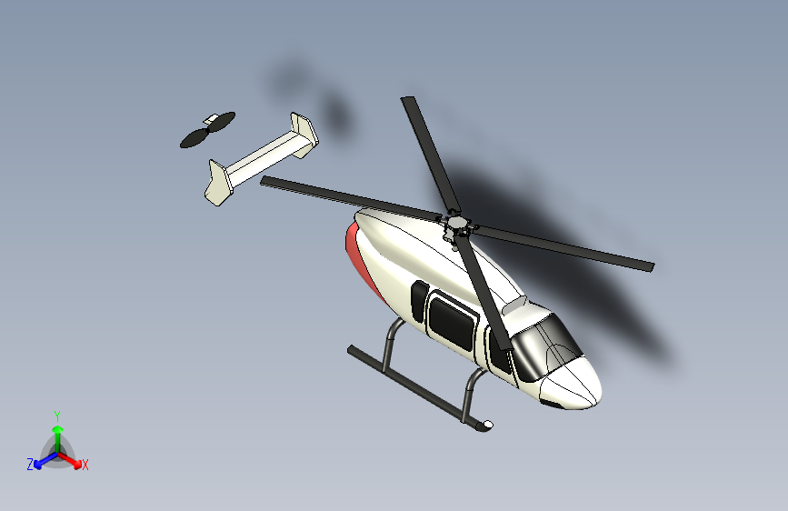 Y2709-飞机+贝尔+bell-427+直升飞机+stp+STP