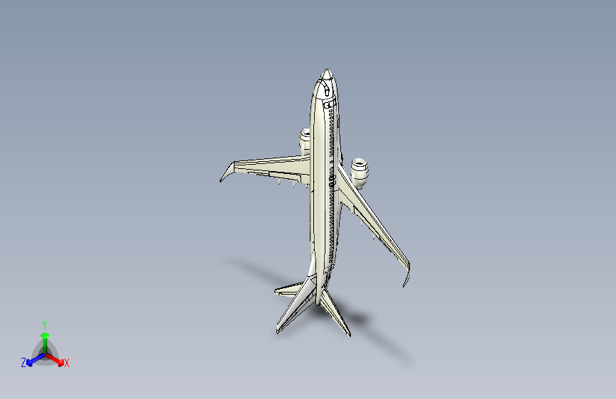 Y2717-飞机+波音+737-800+stp+3dm+STP