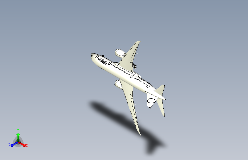 Y2732-飞机+波音+787-8+dreamliner+igs+3dm+IGS