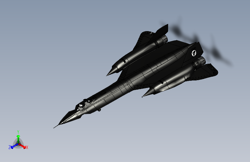 Y2742-飞机+黑鸟侦察机+sr-71+blackbird+SW+SW