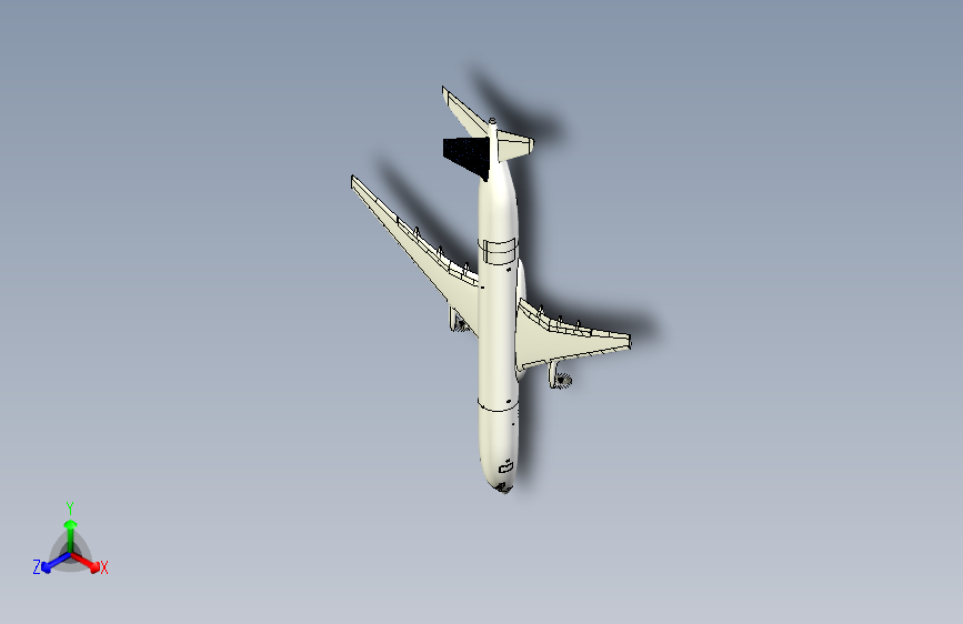 Y2753-飞机+空客+A350f++STP+STP