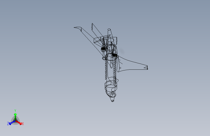 Y2765-飞机+猎鹰+7X+CATIA+CATIA