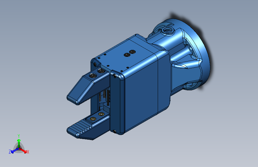 Y2782-159+servo-gripper+STP机械爪+夹爪