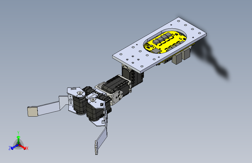 Y2829-131+Gripper+bracket+assembly+SW机械爪+夹爪