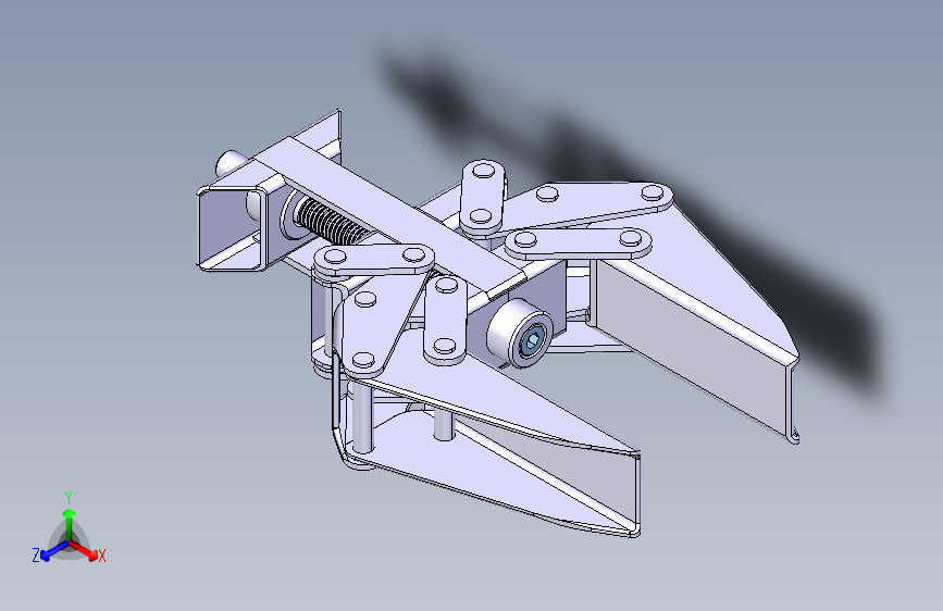 Y2838-140+Robot+Gripper+Mechanism+STP机械爪+夹爪