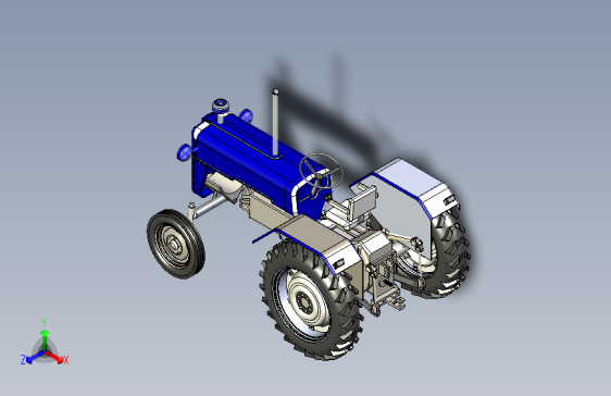 Y3725-拖拉机+tractor-assembly-2+SW+STP+STL