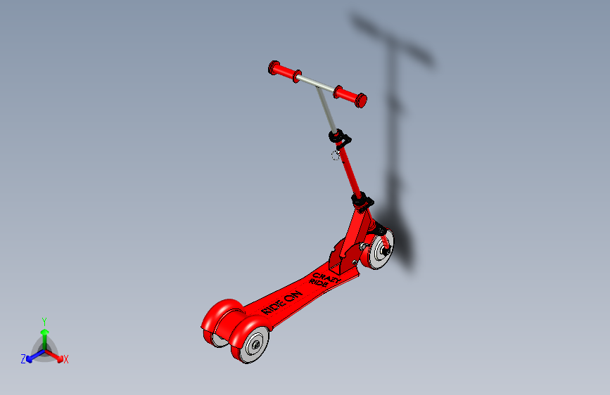 Y3783-踏板车+ride-on-skate-exact-model+SW+STP+IGS+X_T