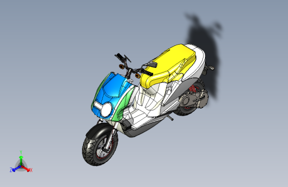 Y3789-踏板车+tbo-scooter-s50-1+STP