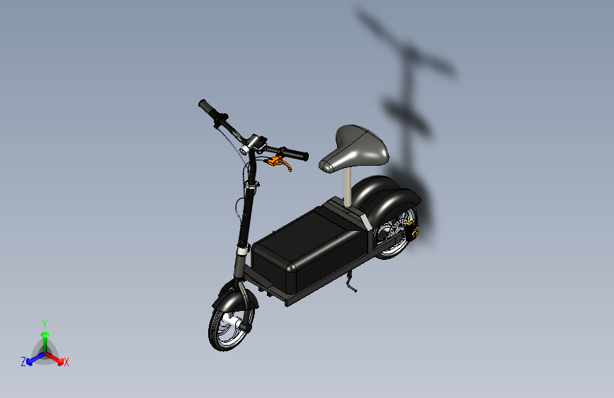 Y3797-踏板车+double-wheel-electric-scooter+SW