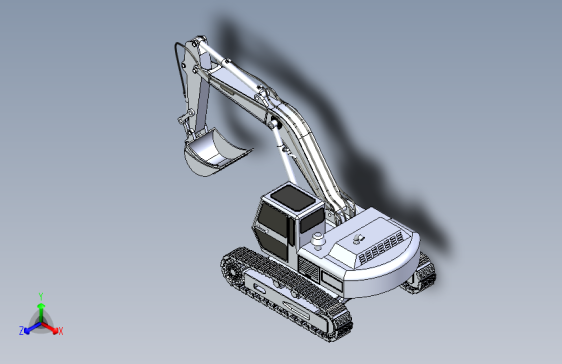 Y3042-挖掘机+excavator-131+SW+STP+IGS