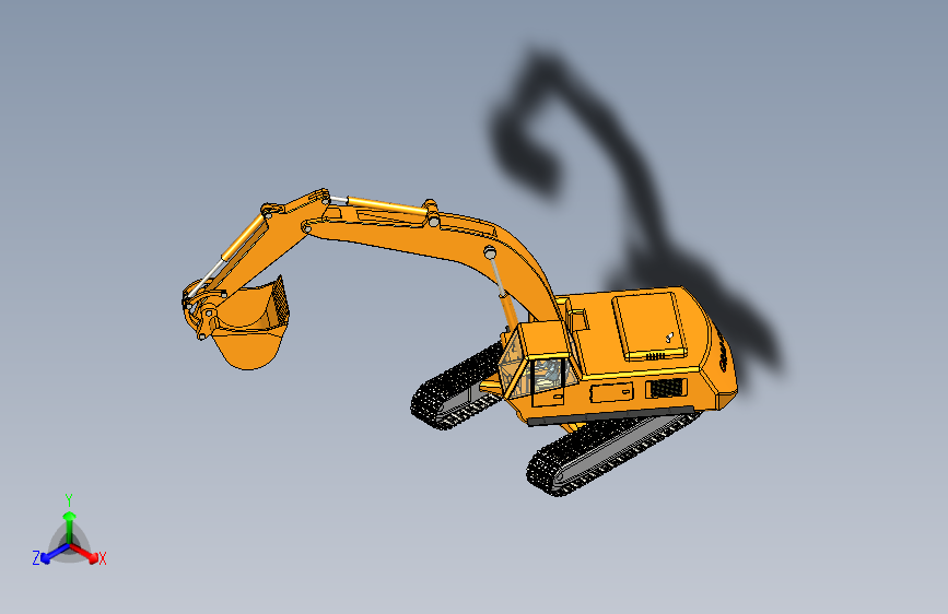 Y3046-挖掘机+excavator-digger--2+SW+STP