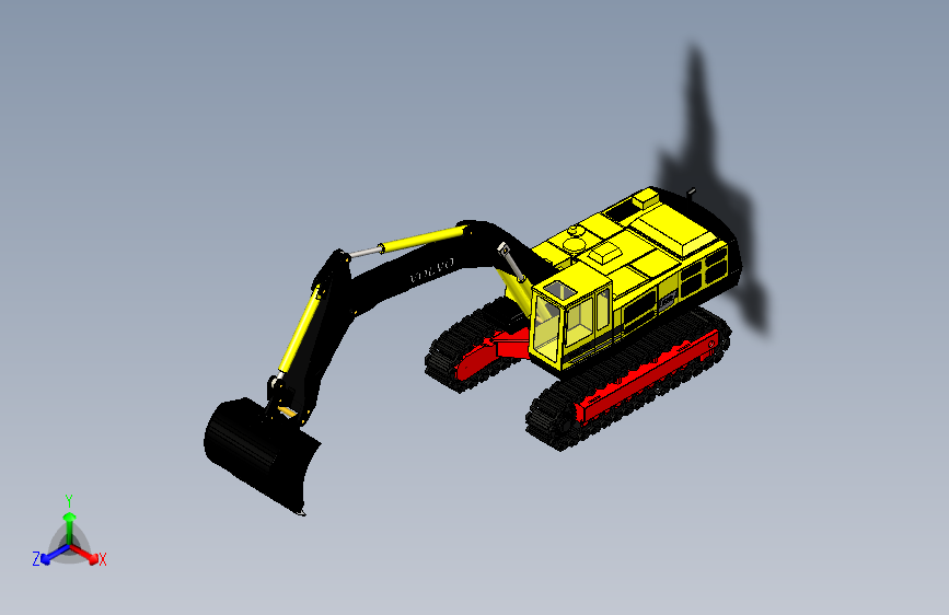 Y3056-挖掘机+Volvo+Excavator+EC650+SW