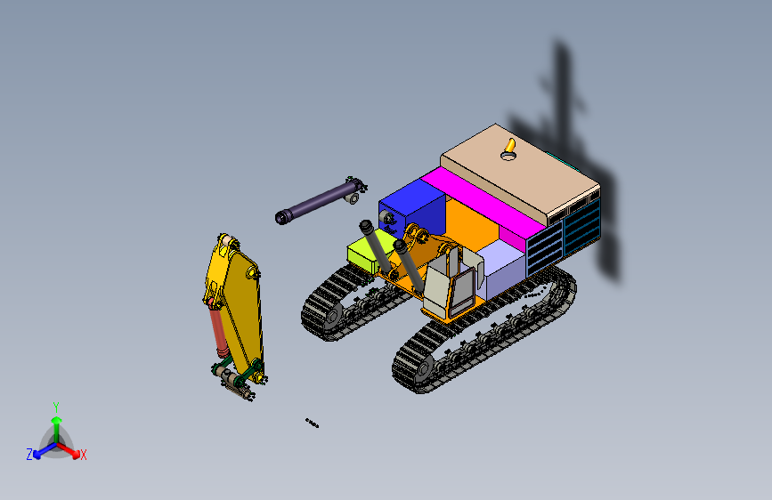 Y3078-挖掘机+Caterpillar+390F+L+stp