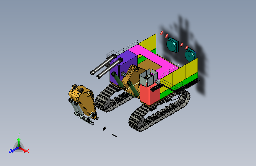 Y3081-挖掘机+Caterpillar+6080+stp
