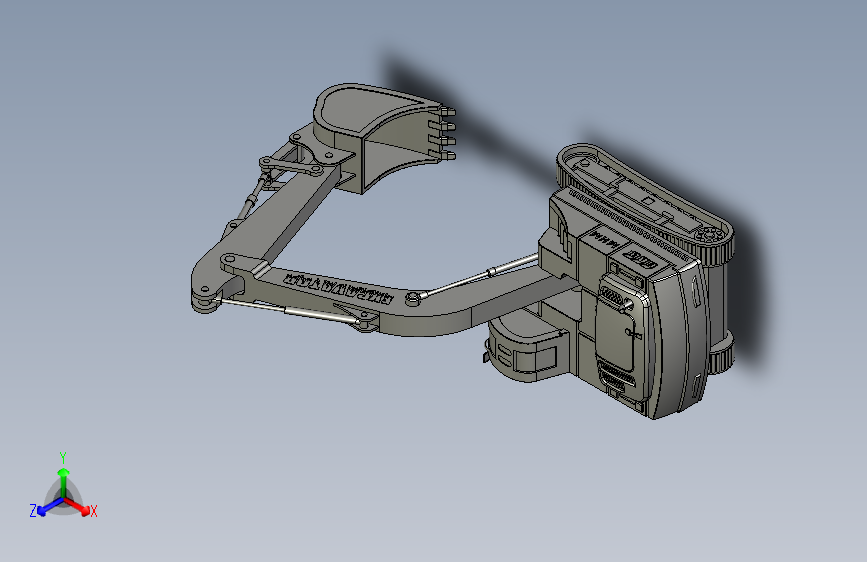 Y3091-挖掘机+excavator-17+STP