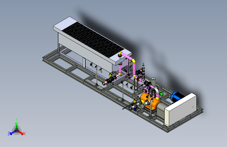 Y3096-制冷机+chiller-skid+STP
