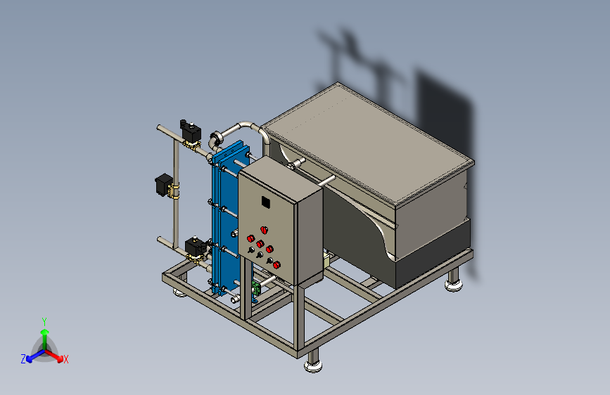 Y3106-制冷机+trocador-de-calor-chiller+STP