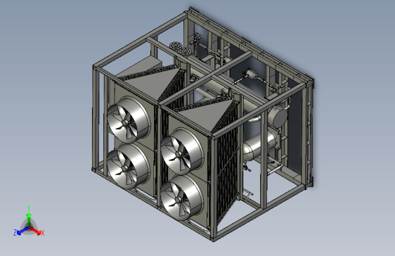 Y3154-制冷机+air-conditioner-chiller-scroll-compressor+STP
