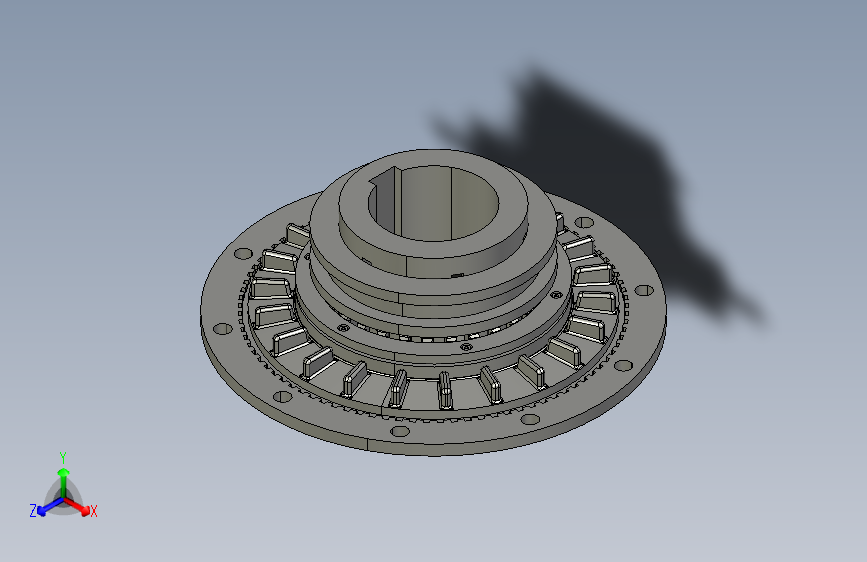 Y3191-离合器+friction-clutch-2+STP