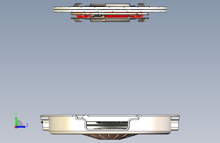 Y3196-离合器+automotive-clutch+SW 左侧视图