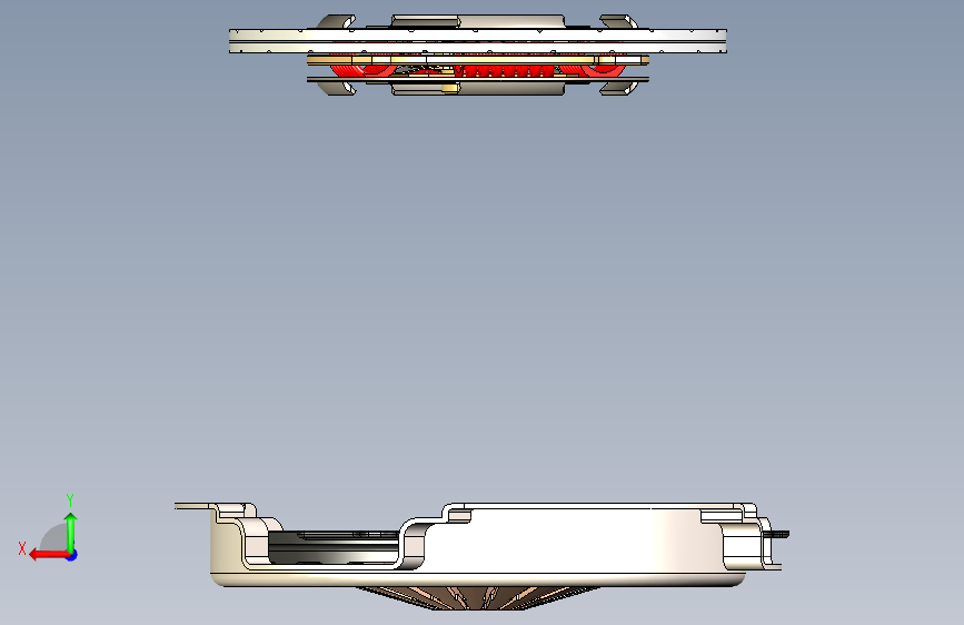 Y3196-离合器+automotive-clutch+SW 背面视图