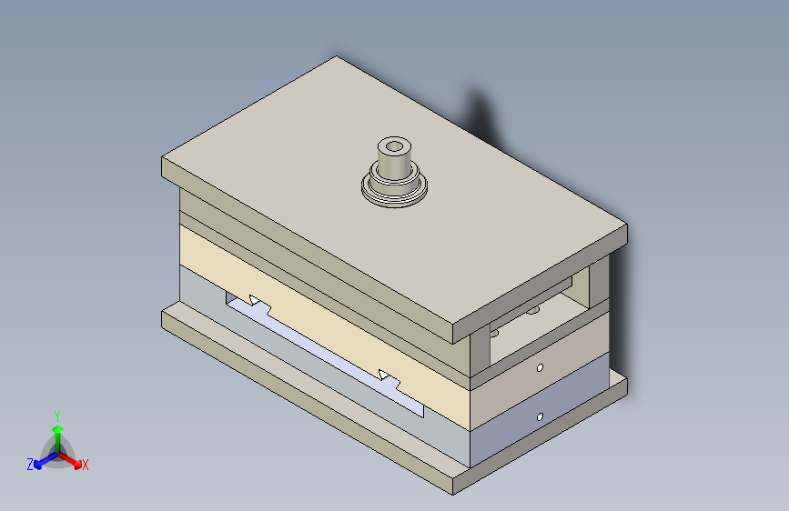 Y3212-注塑模具+sliding-split-mould+SW+STP+二维