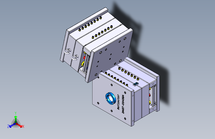 Y3251-塑料板材+注塑模具+stp