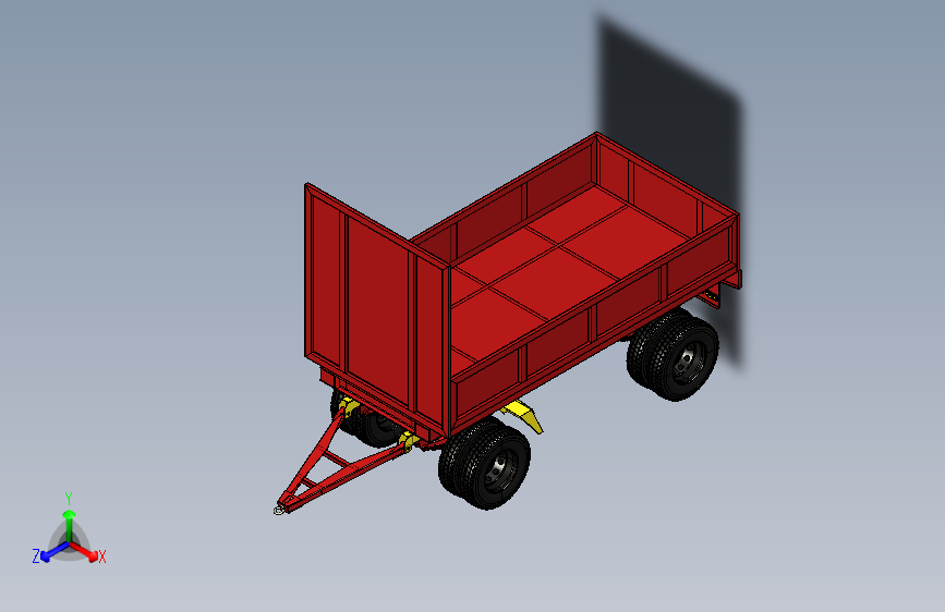 Y3368-挂车+拖车+domocad3d-trailer-crane-4+IGS