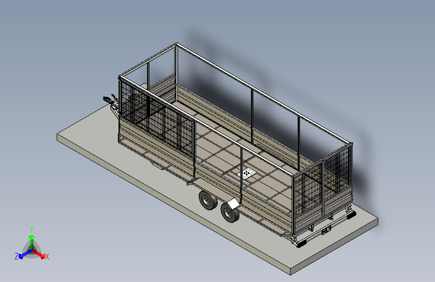 Y3369-挂车+拖车+domocad3d-trailer-crane-14+IGS